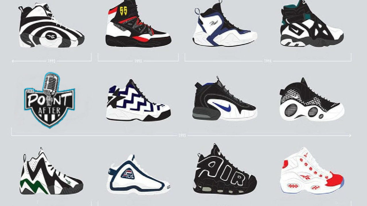 90s basketball sneakers