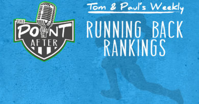 Week 7 Fantasy Football Running Back Rankings