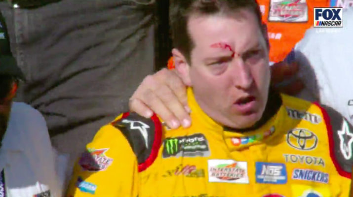 Kyle Busch and Joey Logano